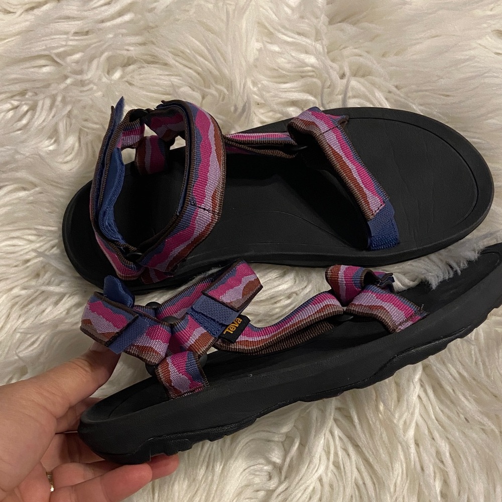 Teva Pink Purple Blue Strap Sandals